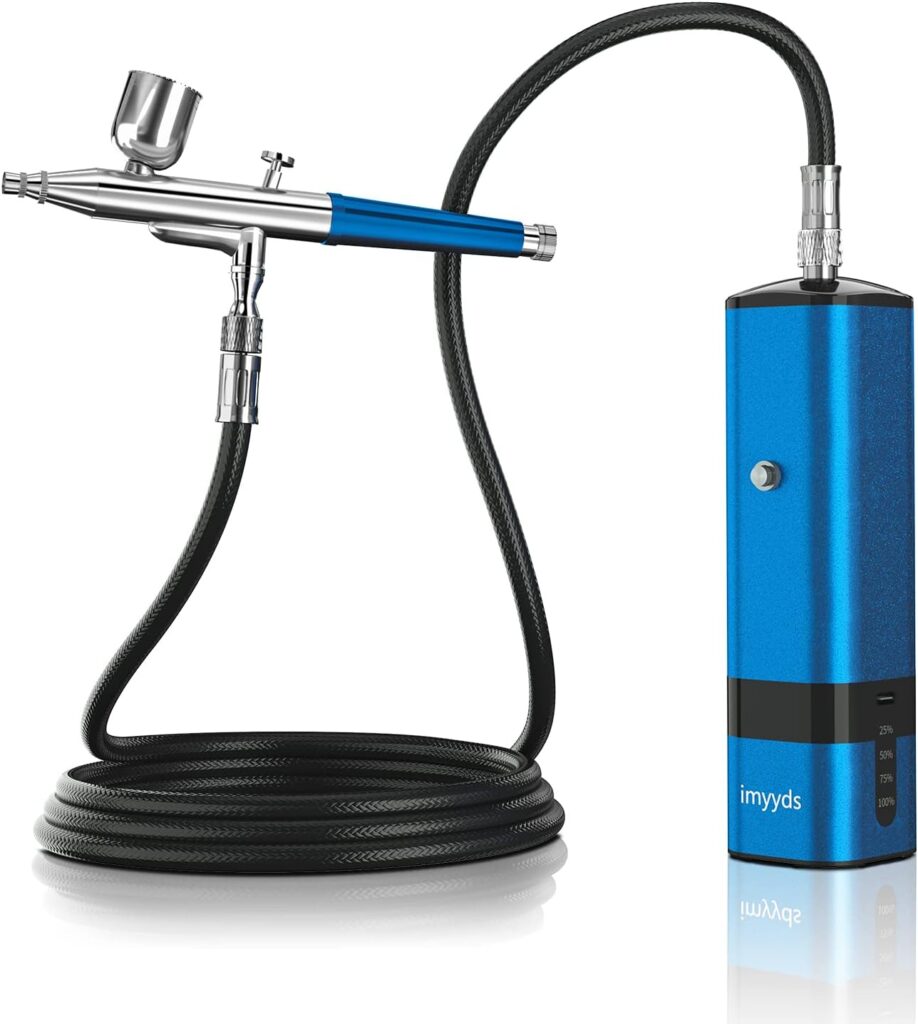 Airbrush Kit with Cordless Compressor