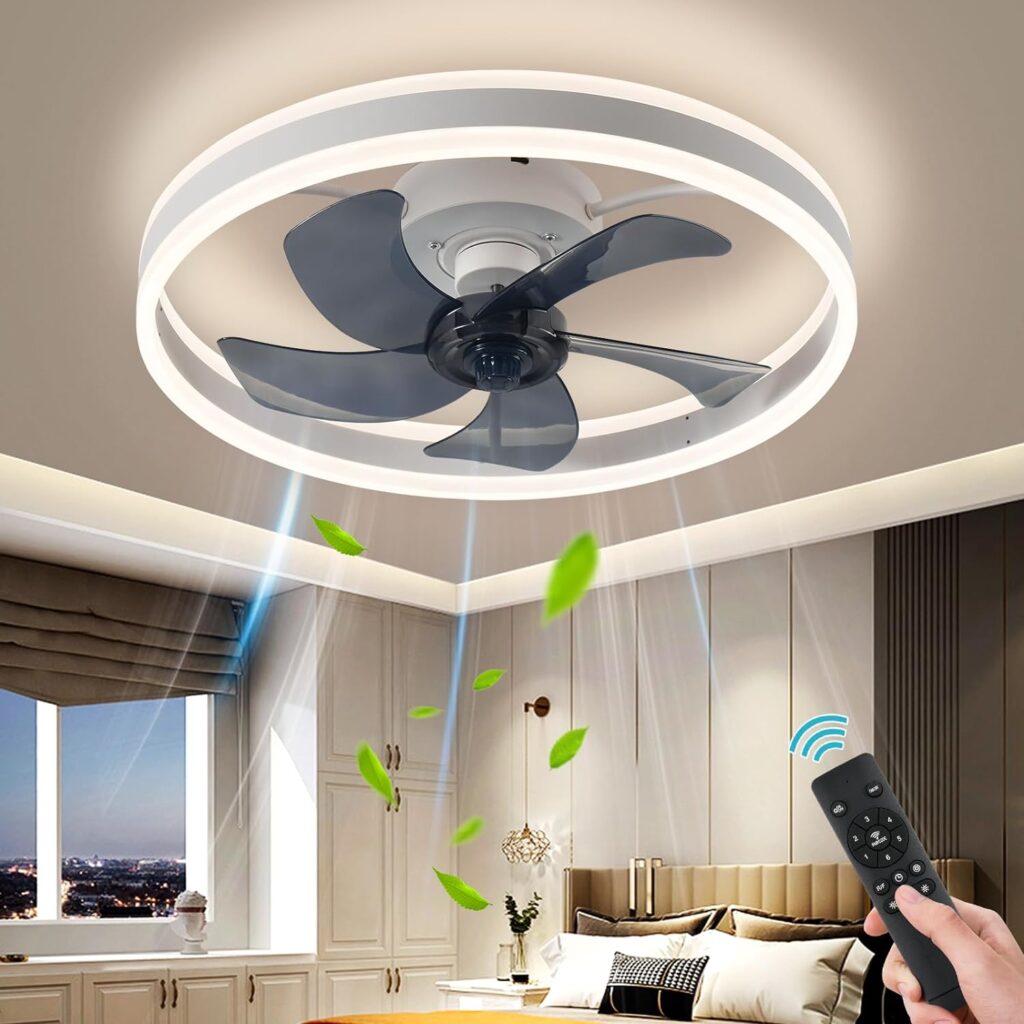 Fandelier Ceiling Fan with Lights and Remote
