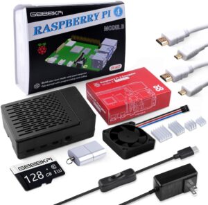 GeeekPi Raspberry Pi 4 8GB Starter Kit - 128GB Edition