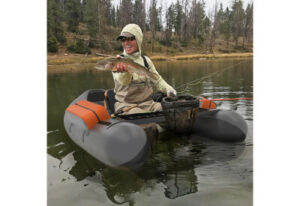 Inflatable Fishing Float Tube from Sharper Image