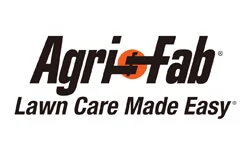 Agri-Fab logo with the tagline Lawn Care Made Easy. 1