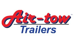 Air-Tow Trailers logo with red cursive 'Air-Tow' and blue 'Trailers' text.
